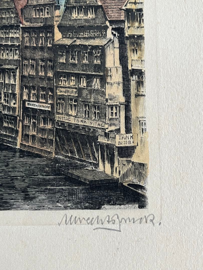 版画　ウィーン サンシュテファン寺院