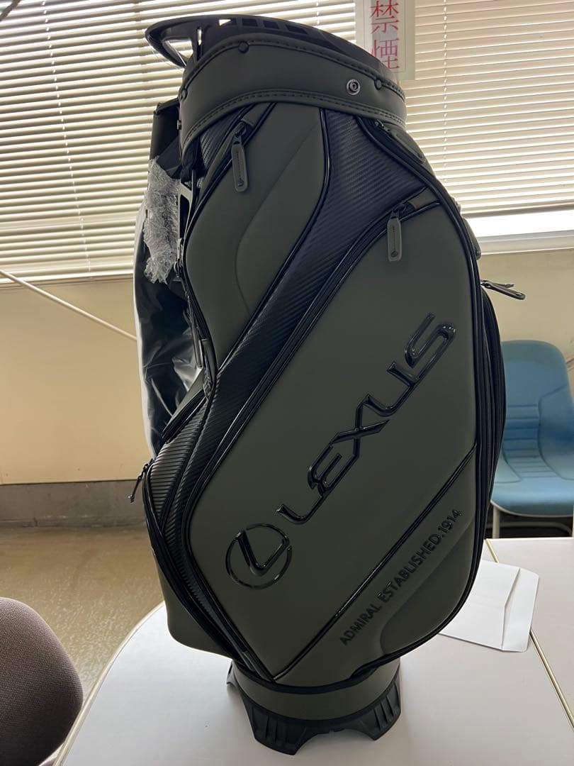 ＜値下げ＞Lexus × Admiral キャディバック オリーブグリーン