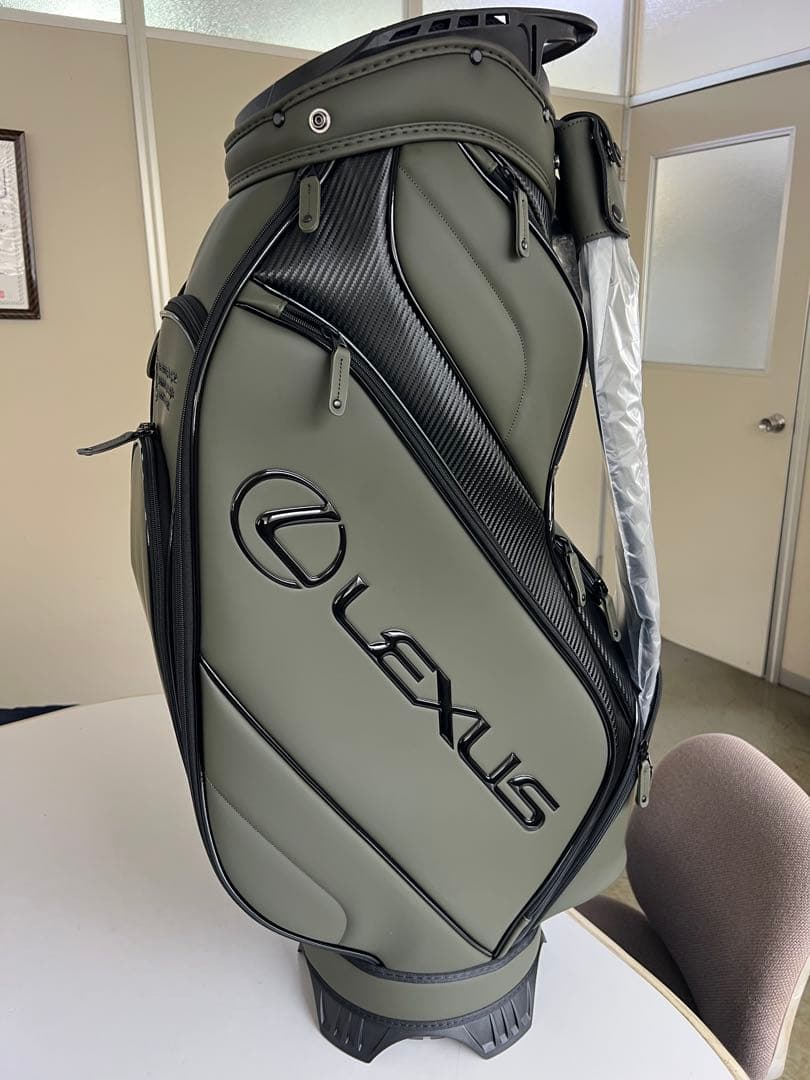 ＜値下げ＞Lexus × Admiral キャディバック オリーブグリーン