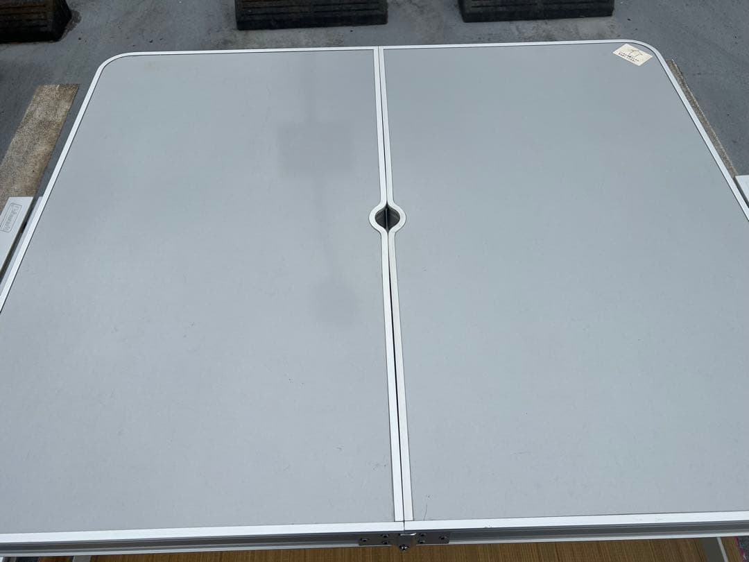 【廃盤品】美品！コールマンアルミ折りたたみテーブル・チェアセットColeman
