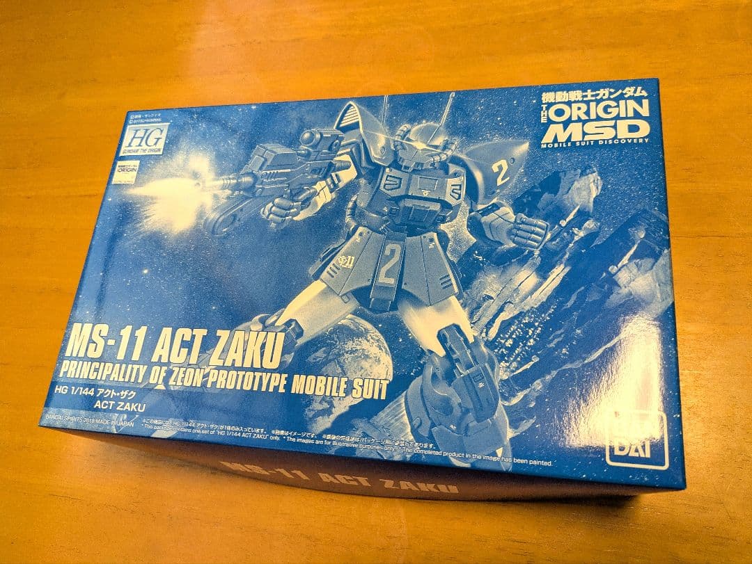 HG 1/144 アクトザク THE ORIGIN