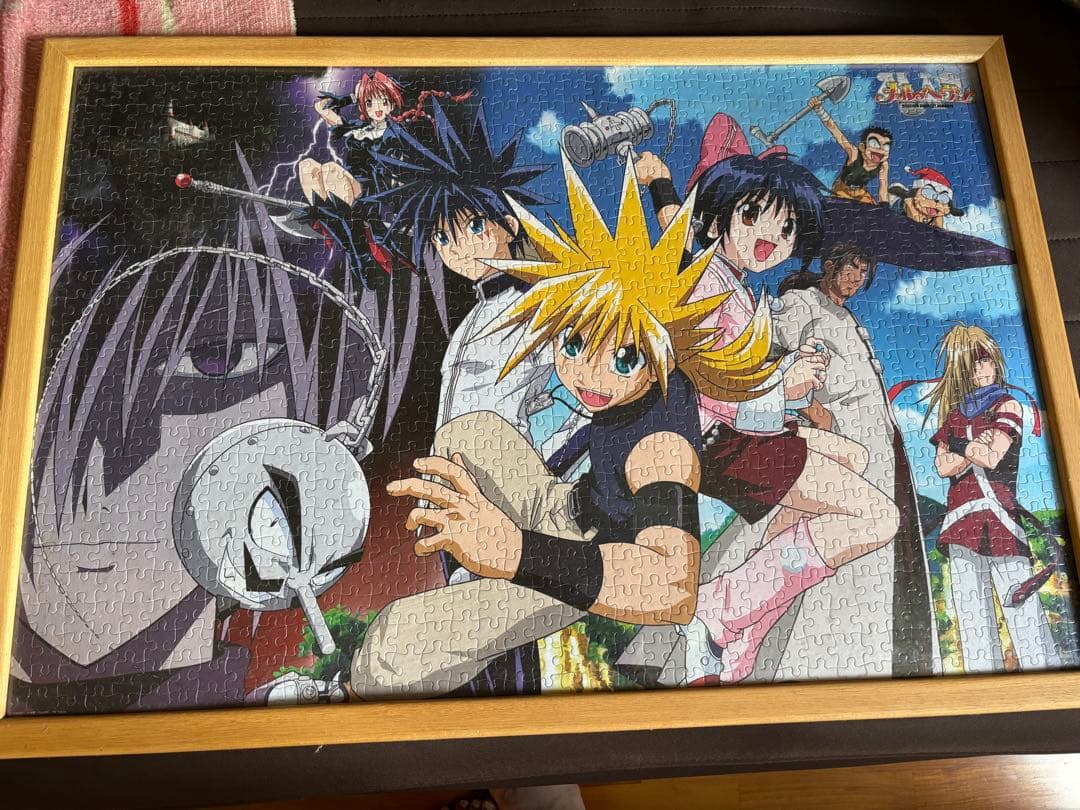 アニメキャラクター ジグソーパズル 木製フレーム付き
