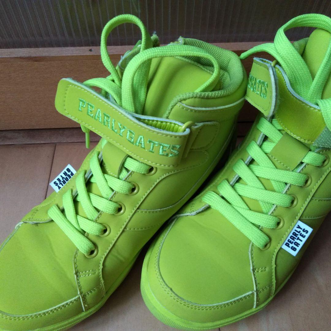 パーリーゲイツ　ミドルカット　ゴルフシューズ