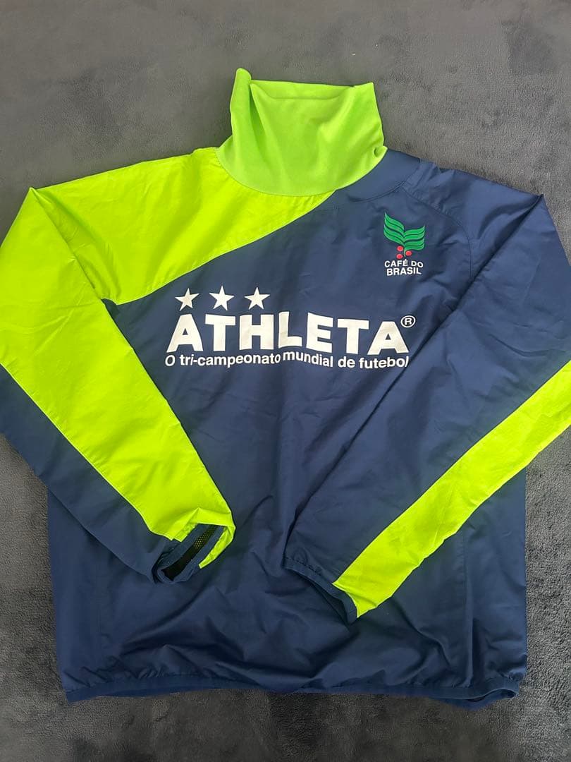 ATHLETA 上下セットピステ・ウィンドブレーカー ネイビー/ライム