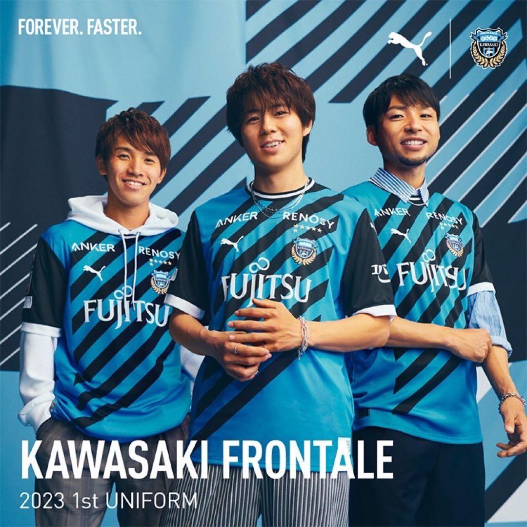 【タグ付き】川崎フロンターレ 2023 レギュラー1stユニフォーム XLサイズ
