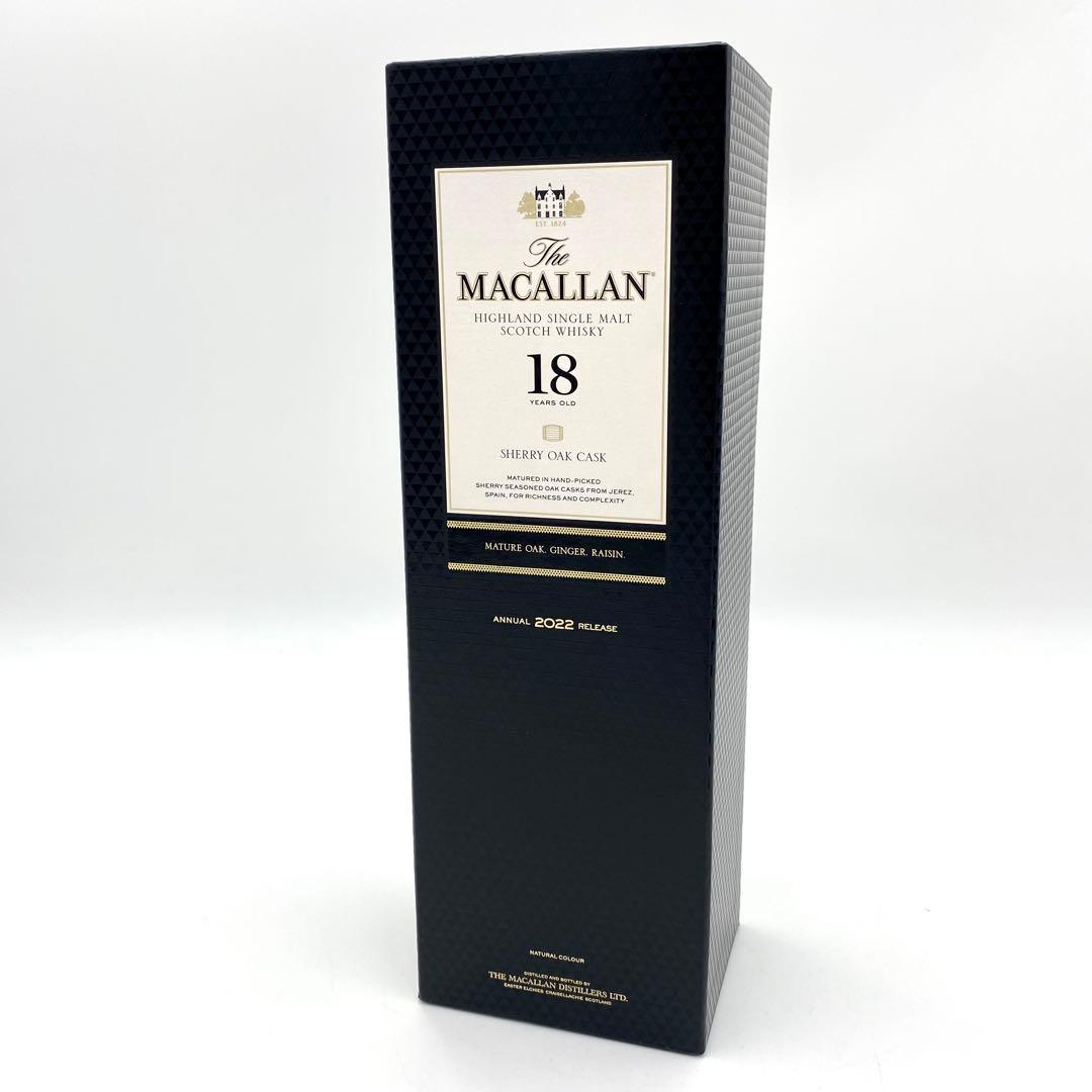 ③【未開栓】マッカラン ウィスキー18年 700ml 43% 1本 2022年