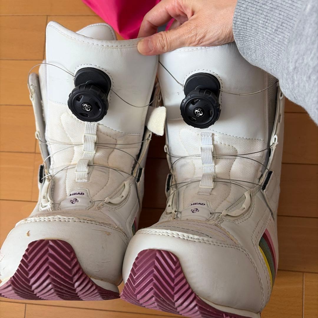 HEAD スノーボードブーツ 女性用 ボアシステム　24cm