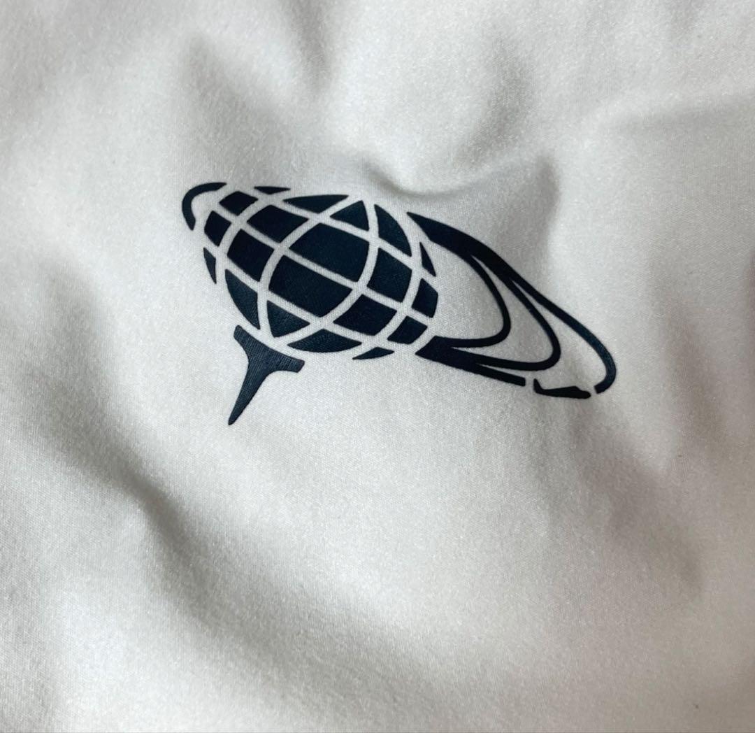 BEAMS GOLF ノーカラージャケット S オフホワイト