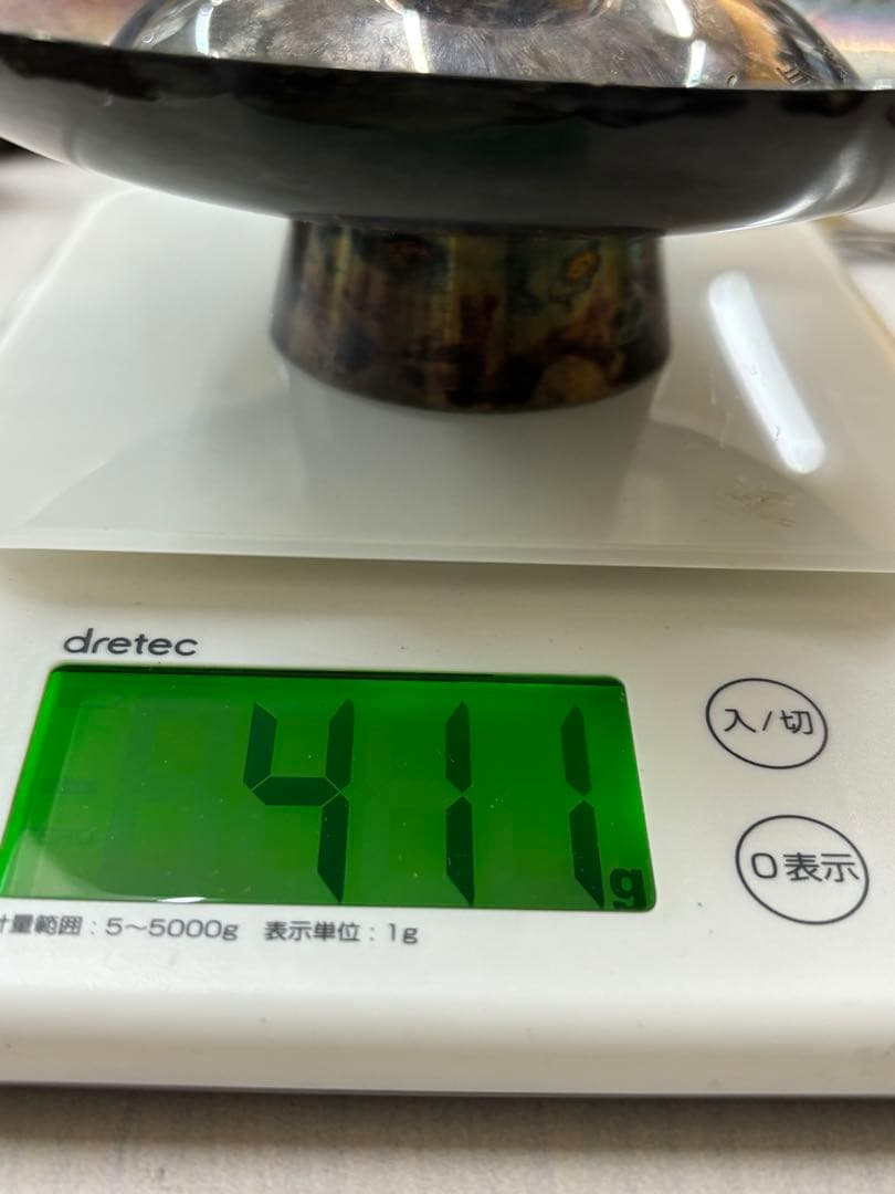 銀杯　銀盃　2個まとめ　約411g 吉岳宗雲斎造　菊家紋　銀杯　天賞堂