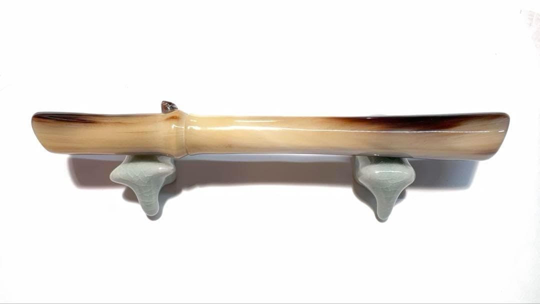 【稀少】OPUS88 刀型 水牛角軸 超大型 万年筆 Jowoペン先 細字 新品