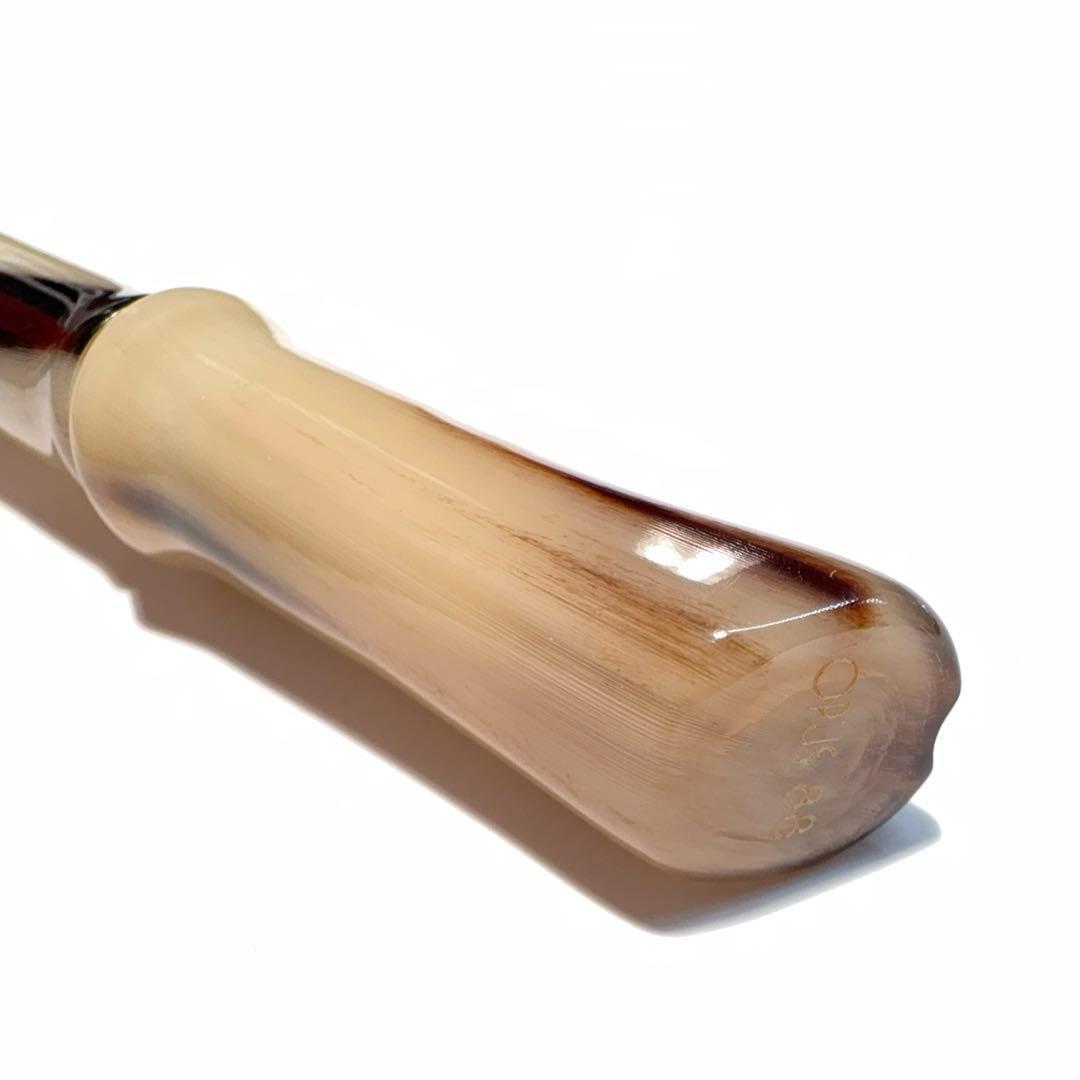 【稀少】OPUS88 刀型 水牛角軸 超大型 万年筆 Jowoペン先 細字 新品