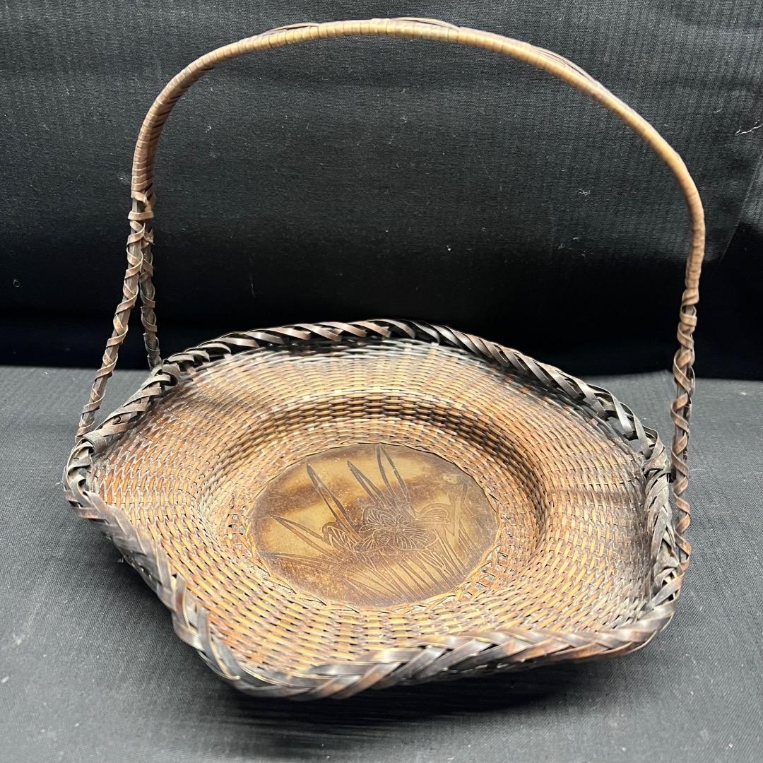 〇Ea右1050 時代 銅製 菓子器