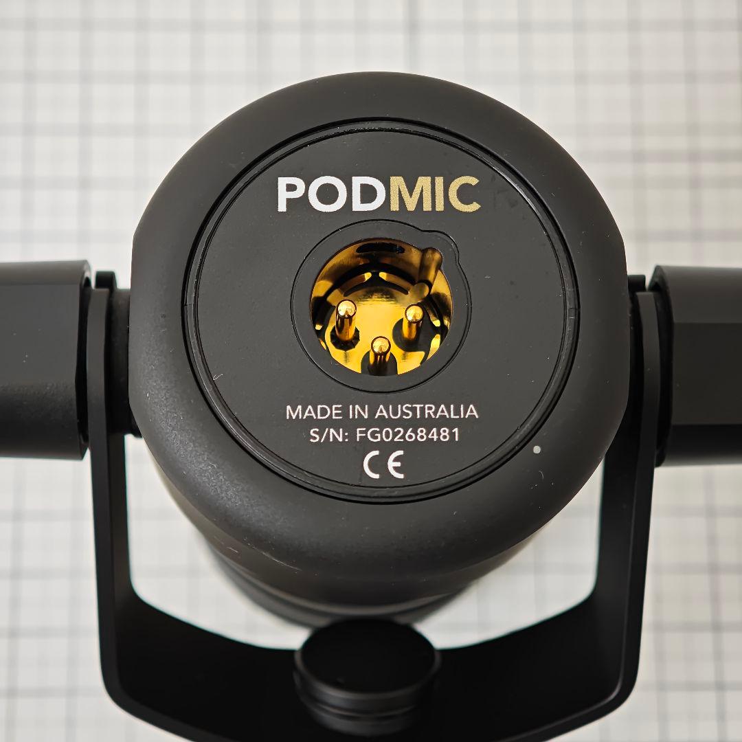 【美品/ケーブル付】RODE PodMic ダイナミックマイク 配信/実況