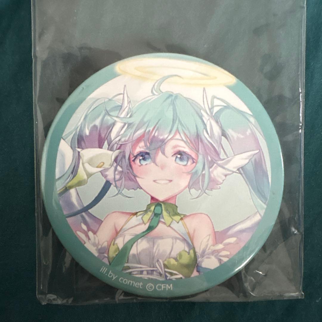 初音ミク 缶バッジ 天使 comet