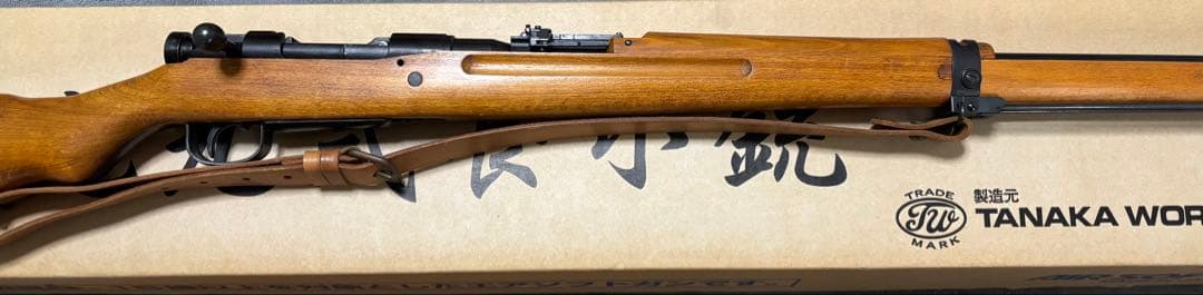 タナカ 九九式長小銃 ガスガン 中田商店製革製スリング付き