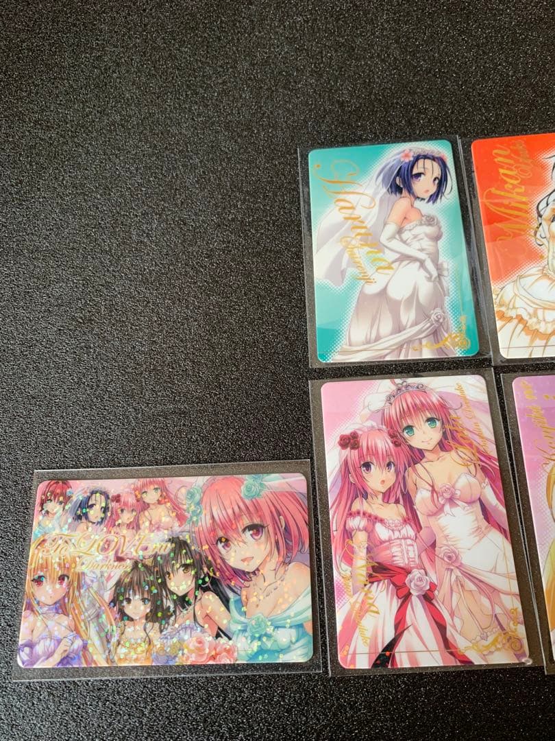 ToLOVEる　ナツコミ　ウェディングカード　1枚白かけ有り