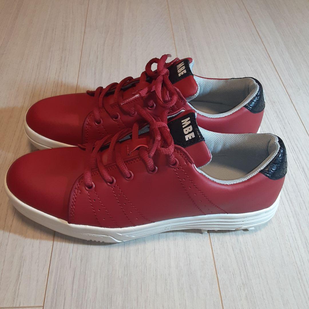 マスターバニーエディション　レディース　ゴルフシューズ　レッド　23.5cm