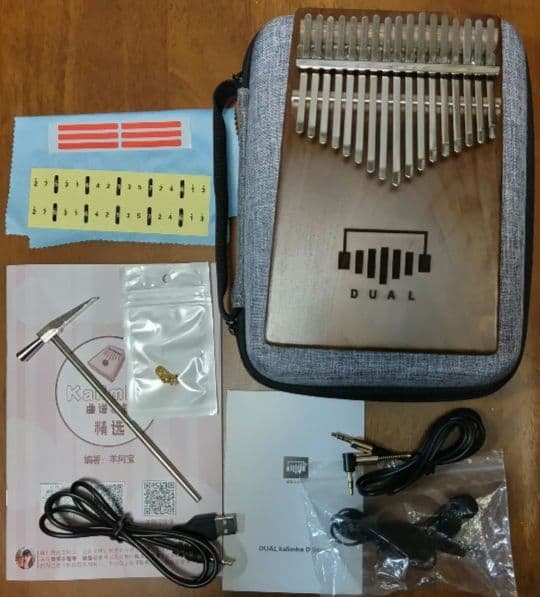 APRIL YANG DUAL D1カリンバ 17音　ウォルナット