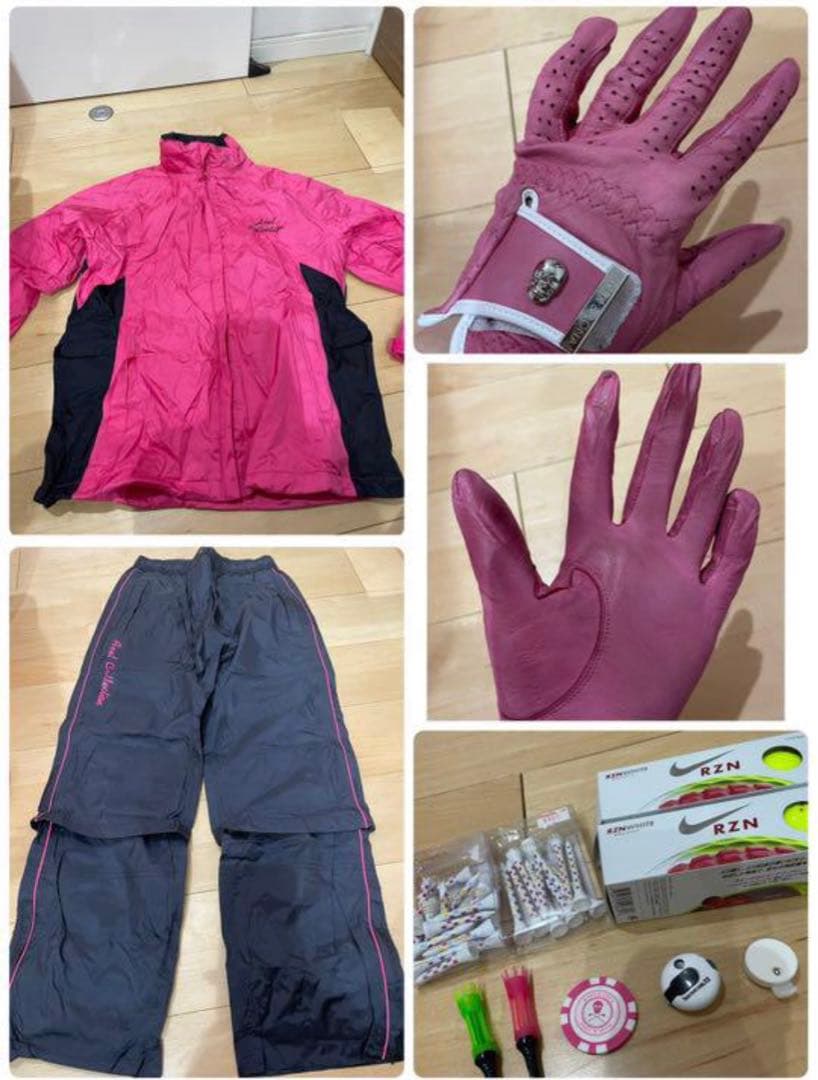 ゴルフ初心者セットマークアンドロナキャディーバッグクラブケースシューズケース他