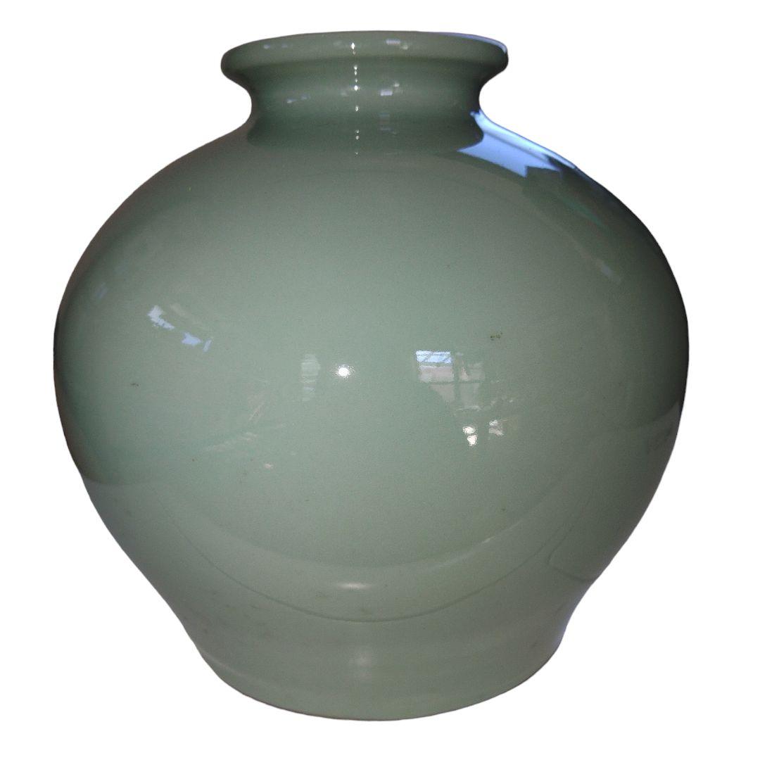 名工　宮永東山　青磁花入