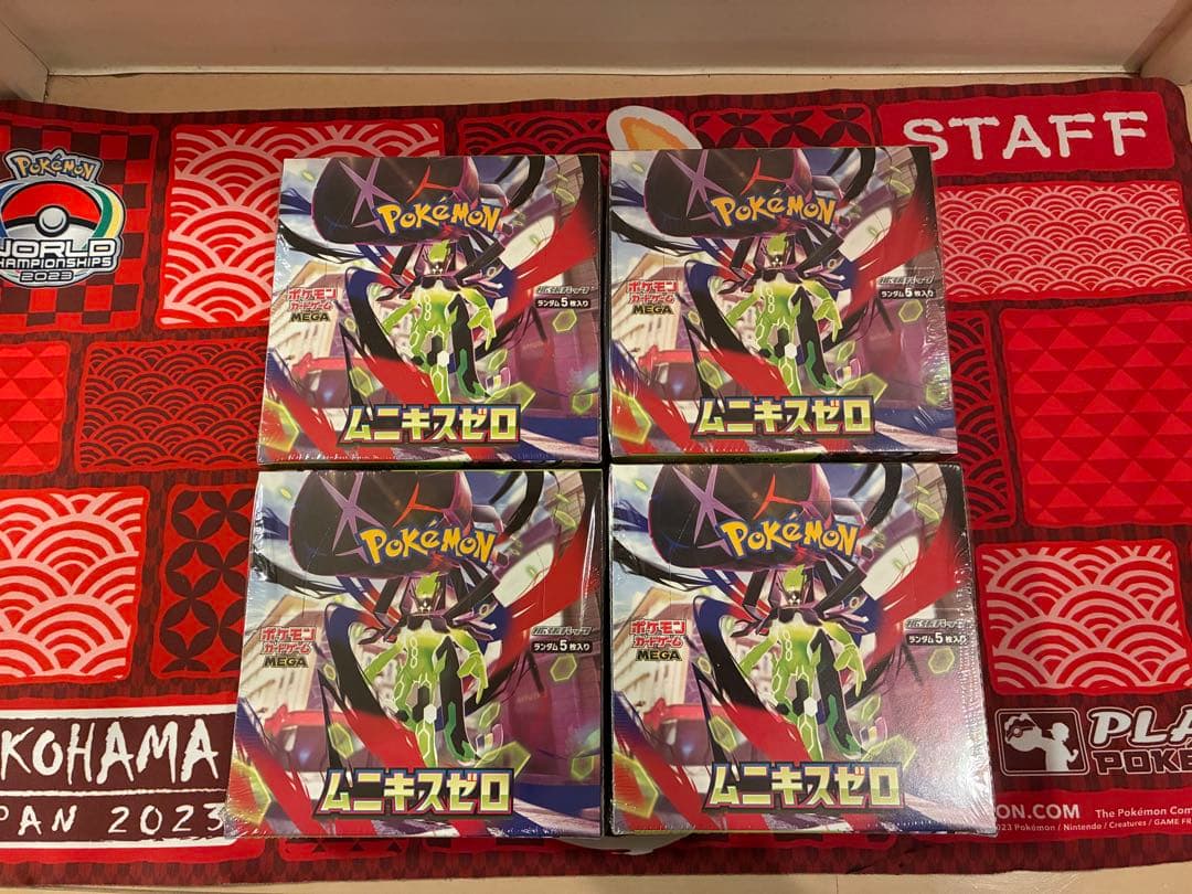 ポケカ シュリンク付き ムニキスゼロ 4BOX
