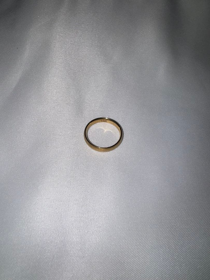 指輪 8号 18K K18 750 金 純金