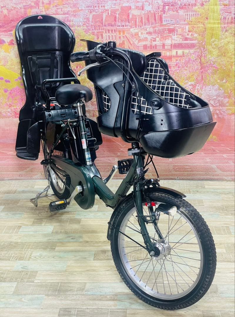 ZK3364 [大容量13.2Ah]電動自転車 パナソニック 子供乗せ20インチ