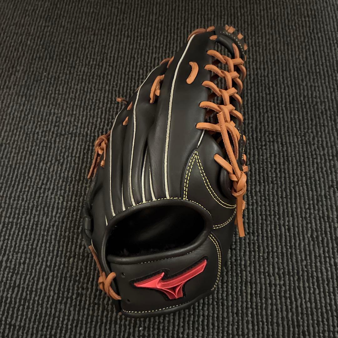 Mizuno ウィルドライブ　軟式野球グローブ 黒/茶