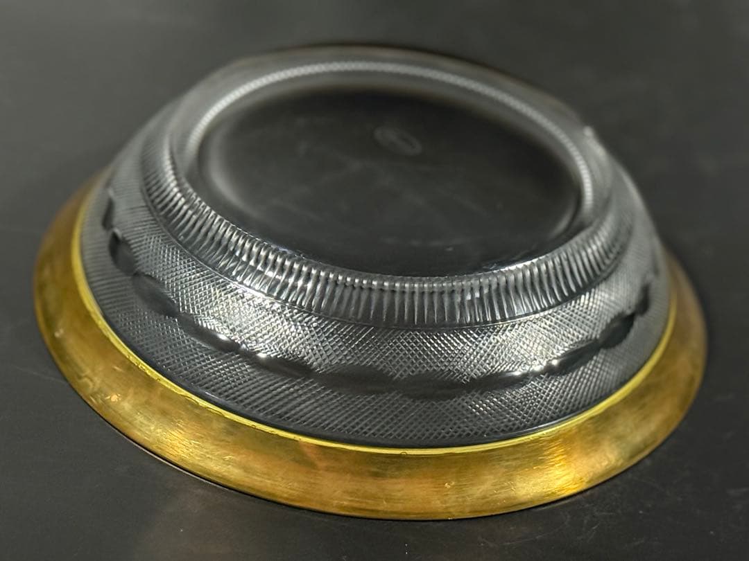 モーゼル クリスタル　スプレンディッド　金彩　ボウル　深皿