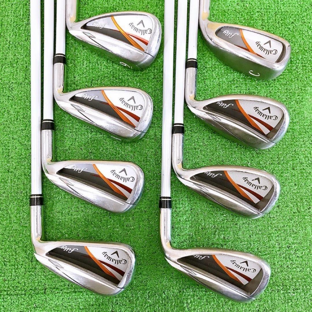 テ23★豪華8本キャロウェイ フィリー レディースアイアンセット L filly