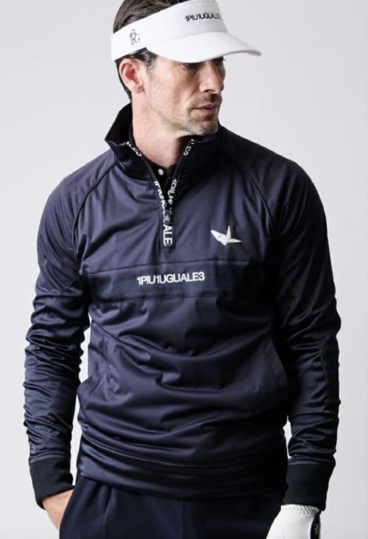 1PIU1UGUALE3 GOLF ウインドブレーカー プルオーバー サイズIV