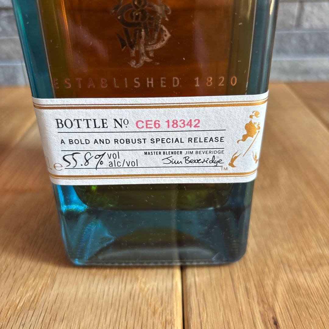 (希少品）ジョニー・ウォーカー ブルーラベル ザ・カスクエディション 55.8%