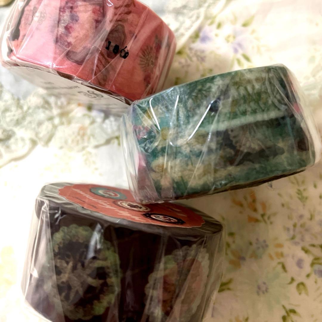 ♡オカッバラバーマスキングテープ3本未使用未開封♡okappalover