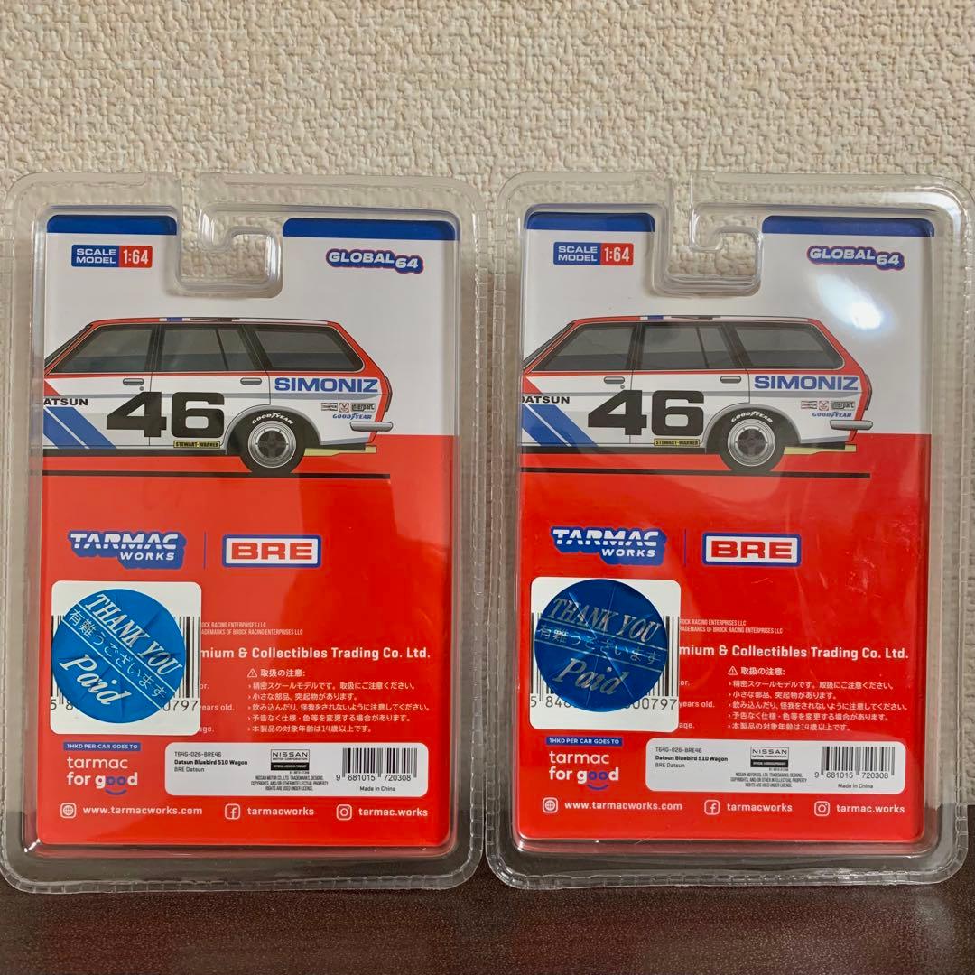 -ターマック 1/64 ダットサン ブルーバード 510 ワゴン BREチェイス