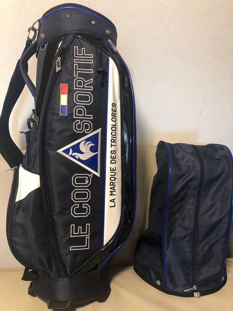【送料込み】美品　ルコックスポルティフ　軽量キャディバッグ　ゴルフバッグ