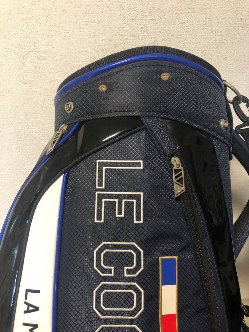 【送料込み】美品　ルコックスポルティフ　軽量キャディバッグ　ゴルフバッグ