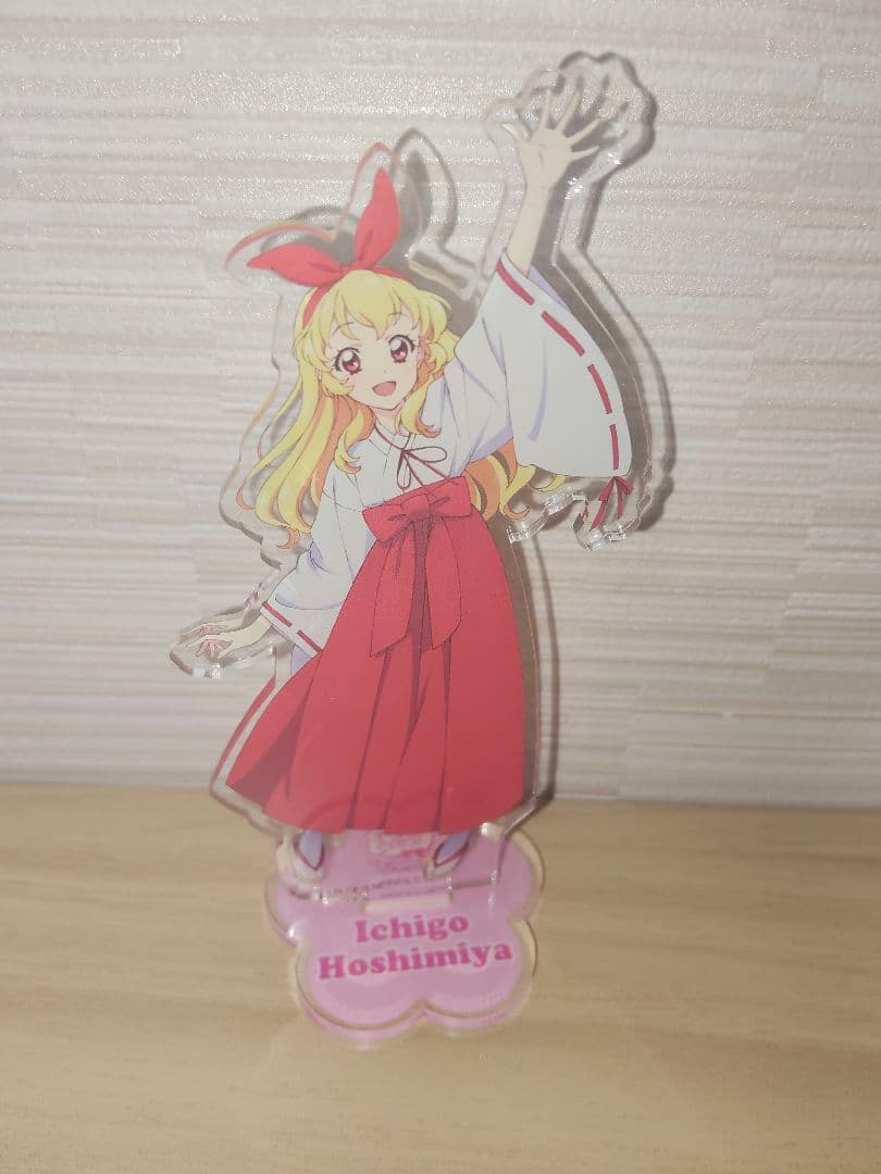 オールアイカツ！ミュージアム　星宮いちご　巫女　アクリルスタンド