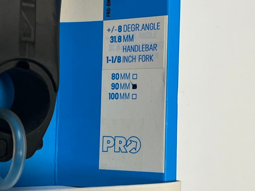 プロ(PRO) VIBEカーボンステム 90mm/31.8mm 1-1/8-8°