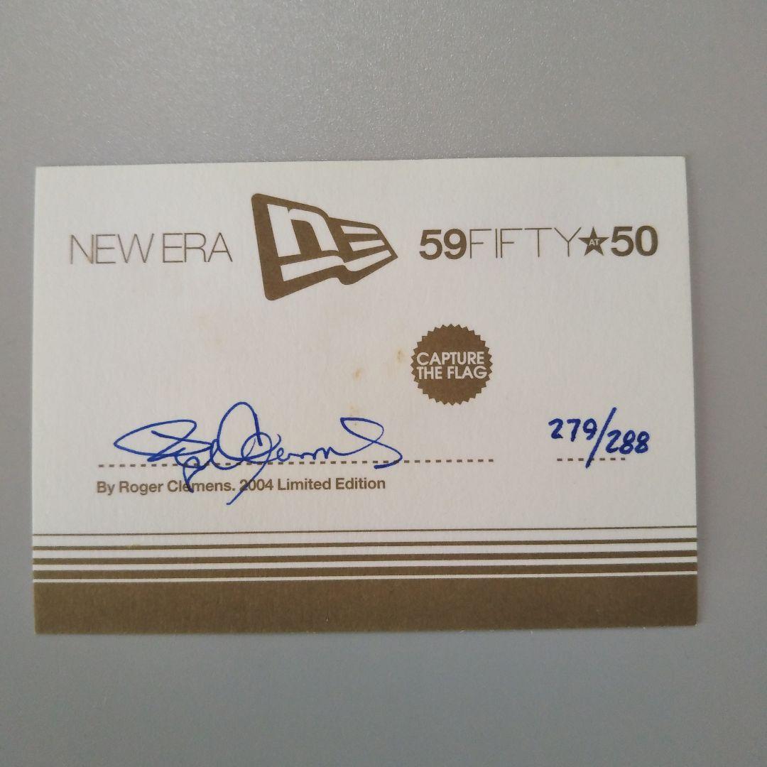 セール【激レア】NEW ERA限定 ROGER CLEMENS 直筆サインCAP