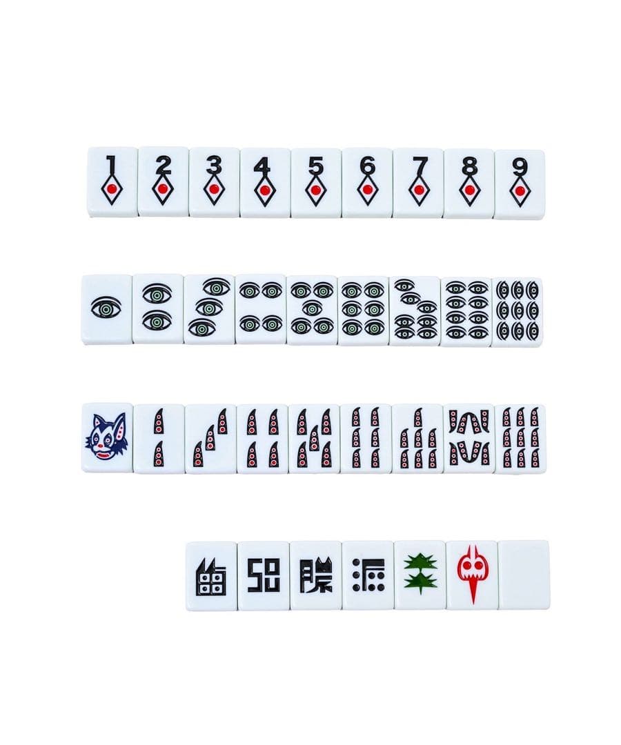 【限定品】くっきー！スリコ3coins麻雀セット麻雀架空の国のおみやげ屋