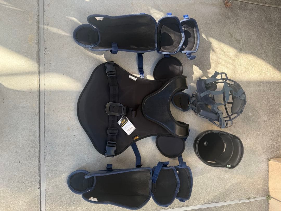 レ*オ様 野球　キャッチャー防具　バック付き