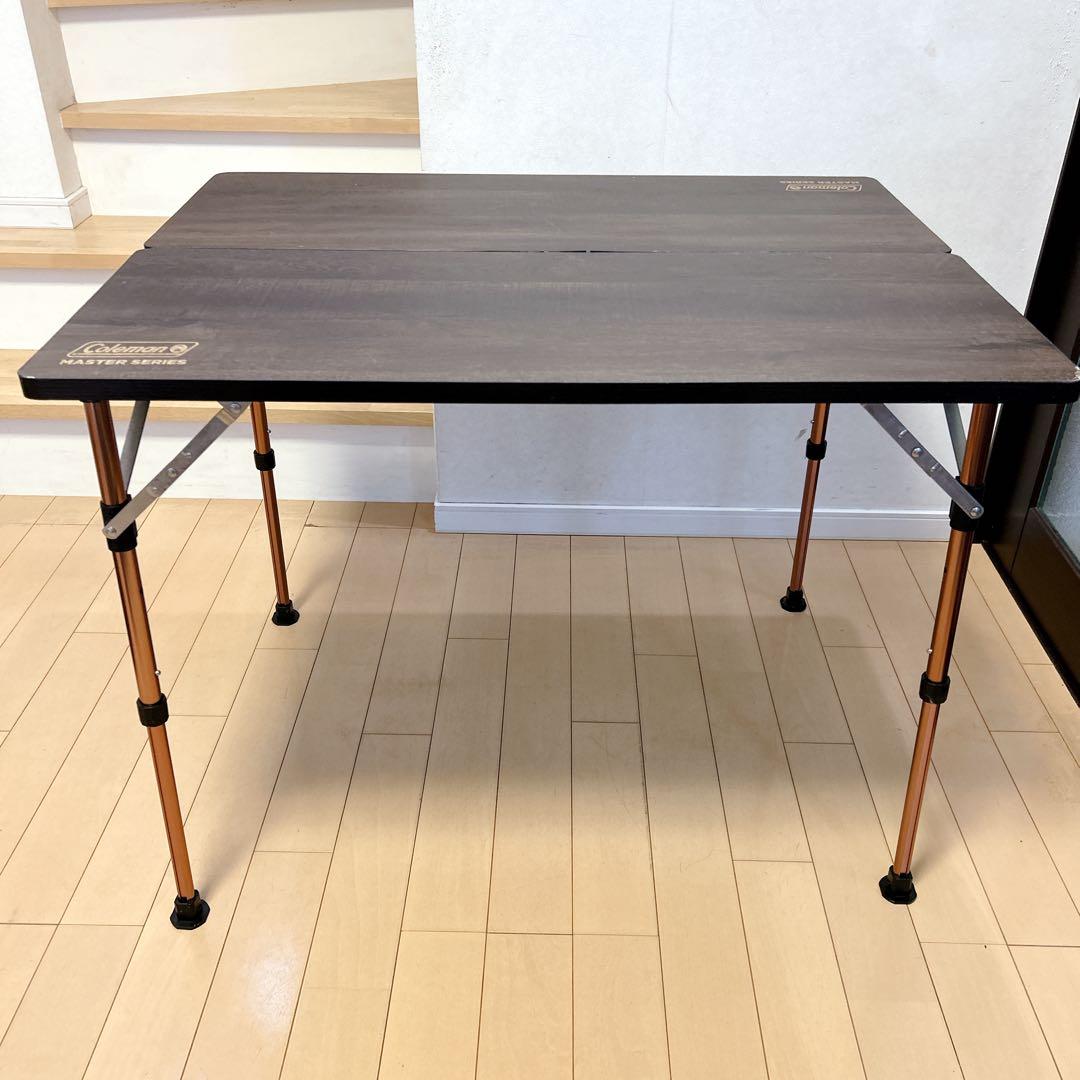 Coleman マスターシリーズ バタフライテーブル90 収納ケース付き