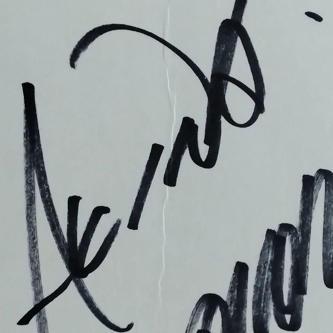 中森明菜 サイン色紙