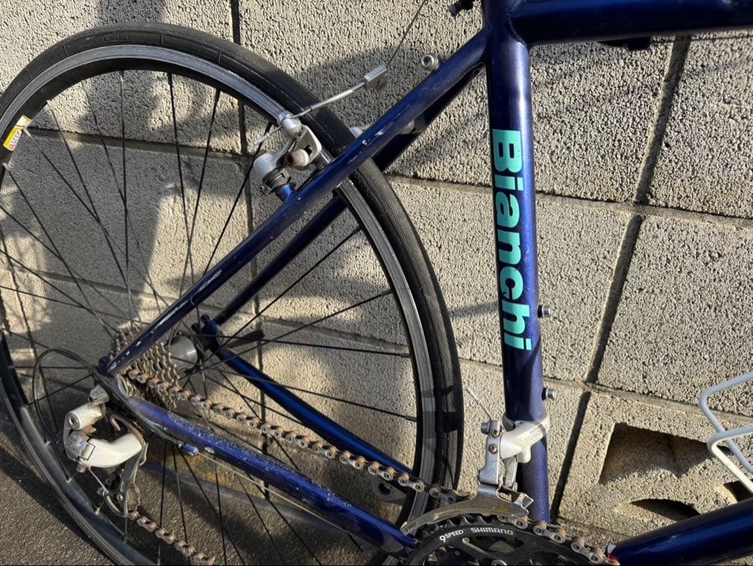 Bianchi Lupo ロードバイク　クロモリ　送料無料　ティアグラ　フレーム