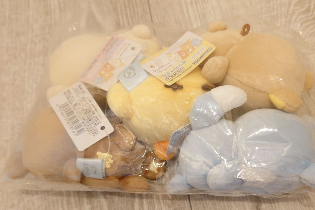 リラックマ　てのりぽっちゃりほにゃぐるみ 5体セット