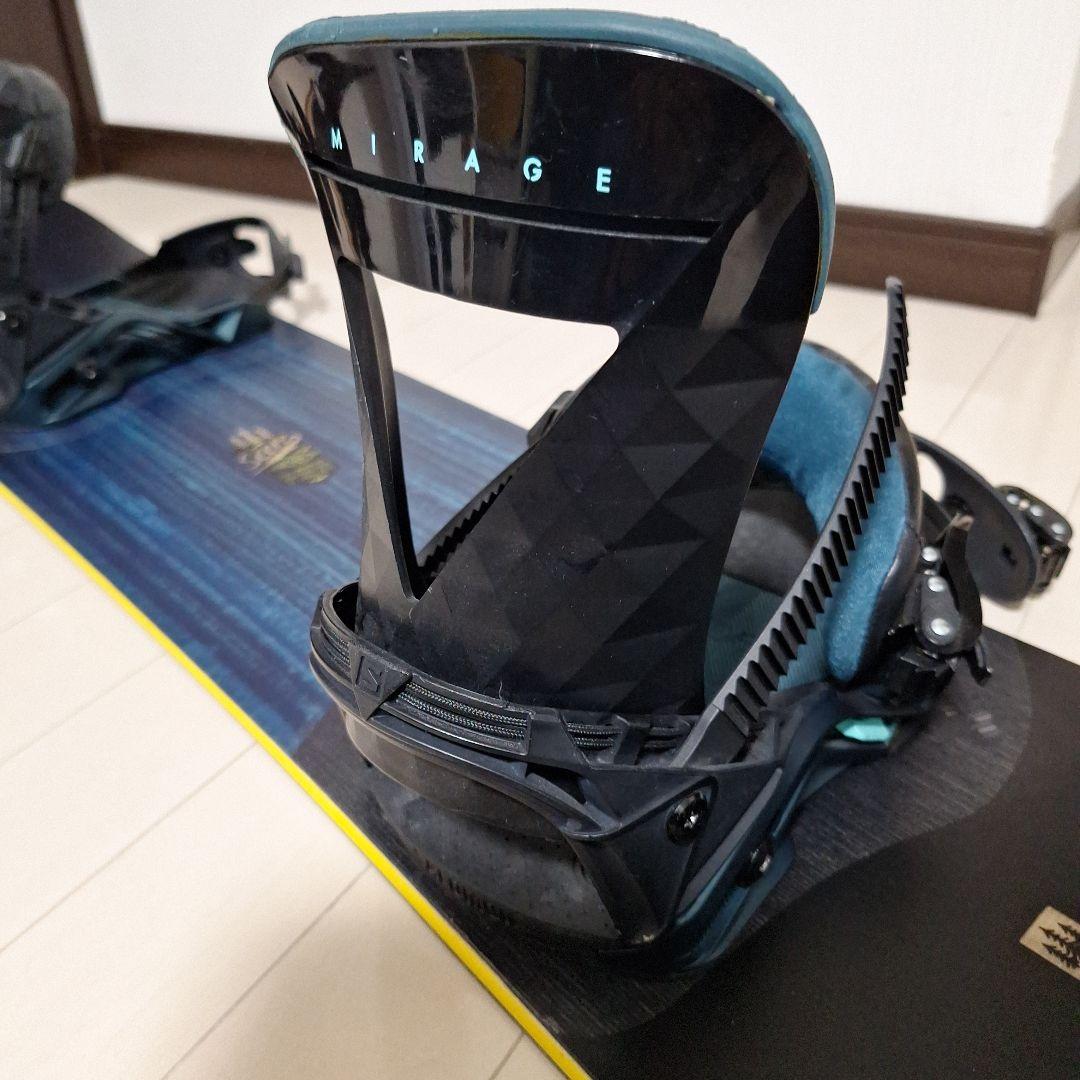 スノーボードセット　ナイデッカースコア149 サロモンミラージュS-M サイズ