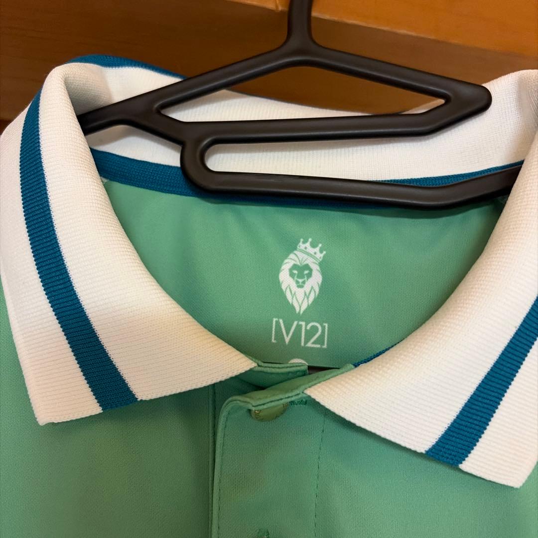 メンズ[V121] 虎刺繍 グラデーションポロシャツ