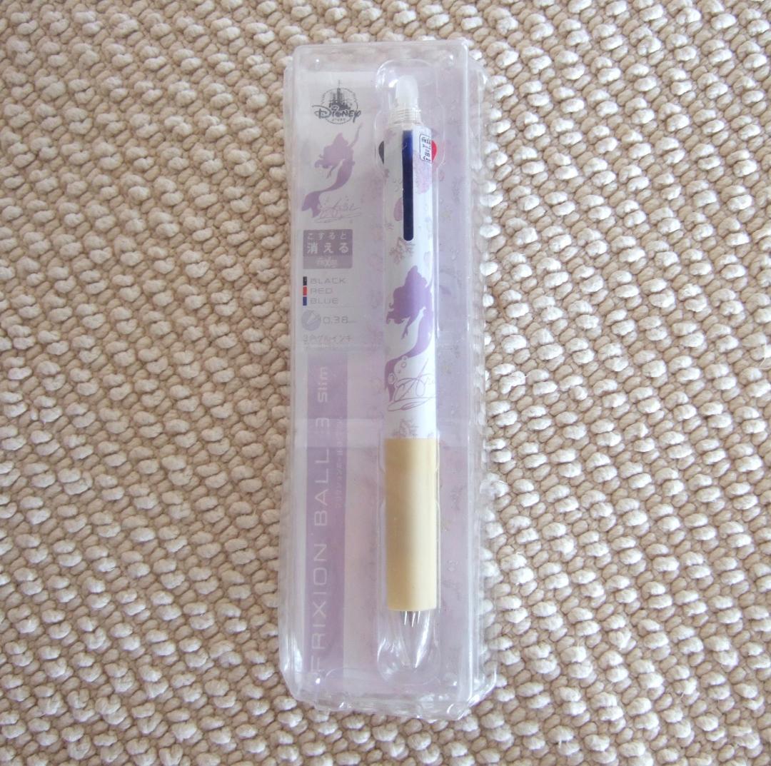 レア新品ディズニーストア　アリエル　リトルマーメイド　フリクションボール3スリム