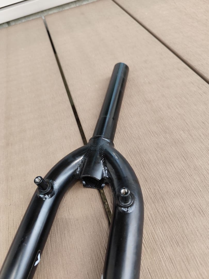 ODYSSEY ブラック フロントフォーク　　　　※トップキャップ無し