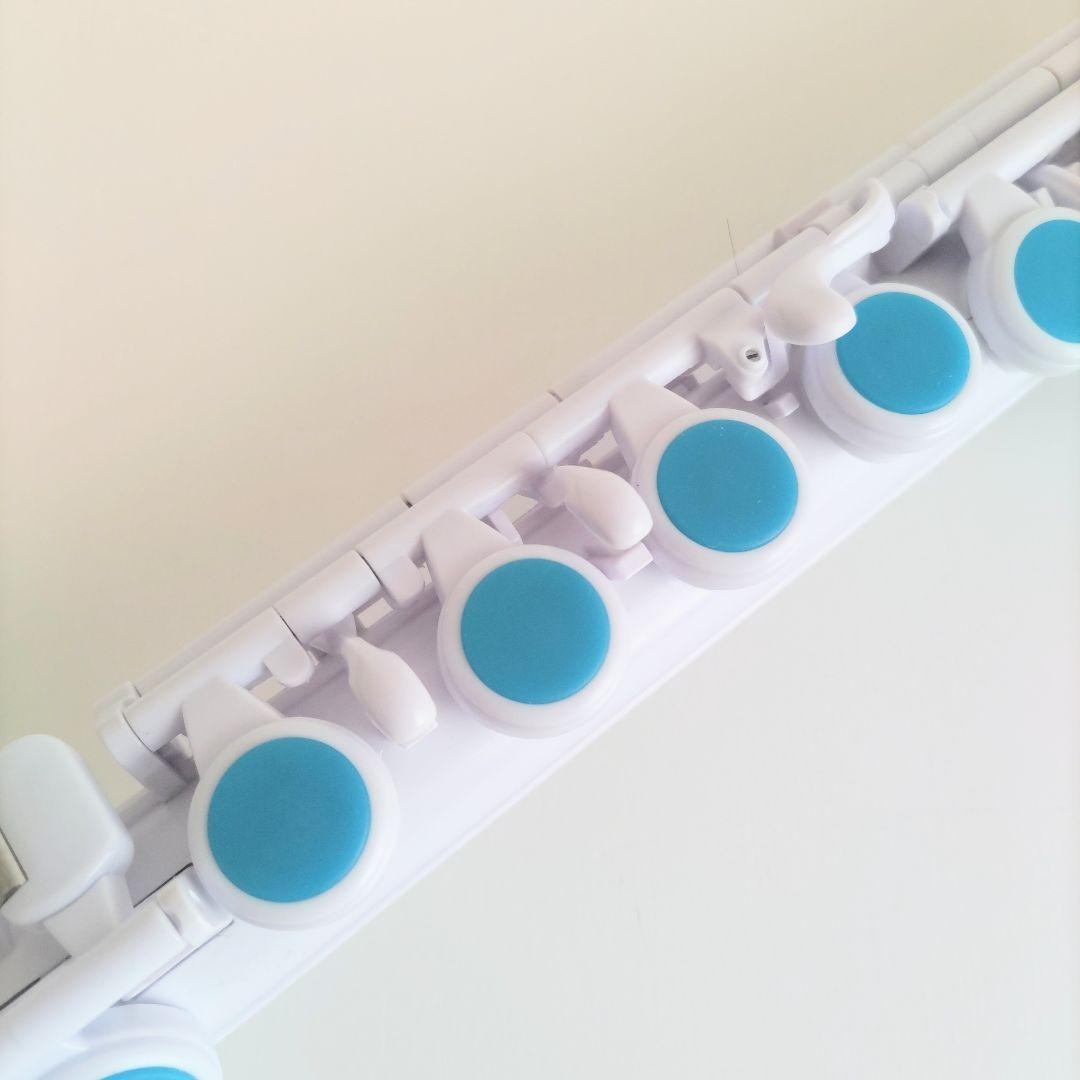 NUVO jFlute 2.0 ブルー/ホワイト プラスチックフルート